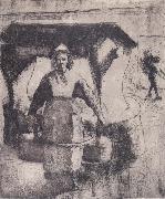 Camille Pissarro Peasant painting